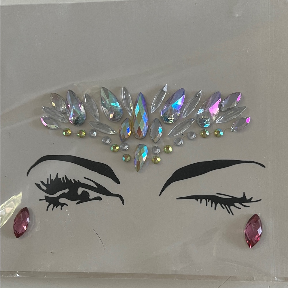 Crystal Face Gems Set - Multicolor